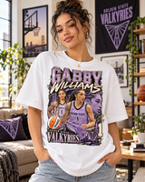 Gabby Williams Vintage T-shirt | Valkyries Graphic Tee