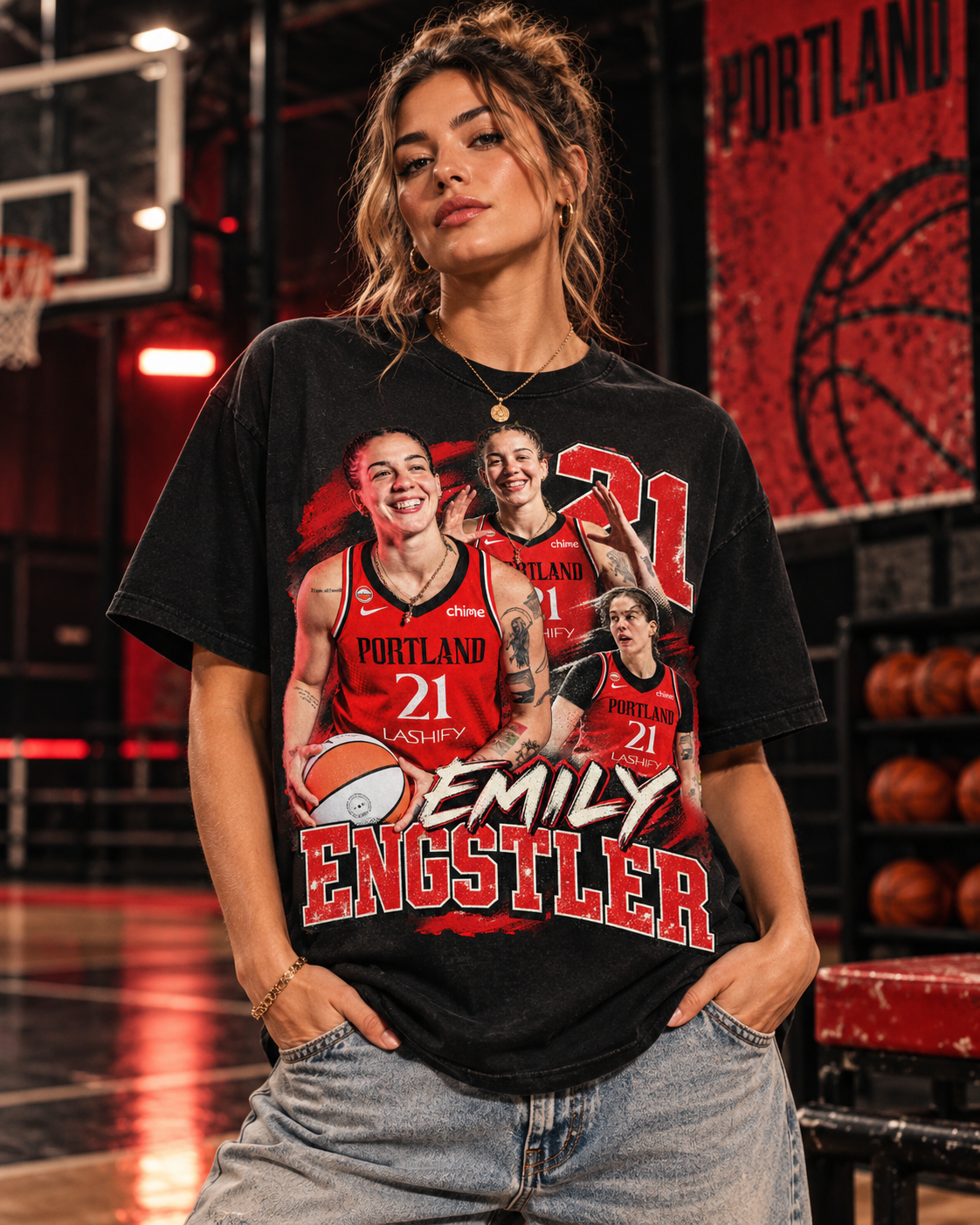 Emily Engstler T-shirt | Portland Fire