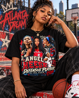 Angel Reese T-shirt | Defensive Player T-Shirt | WNBA DPOY | Atlanta Dream