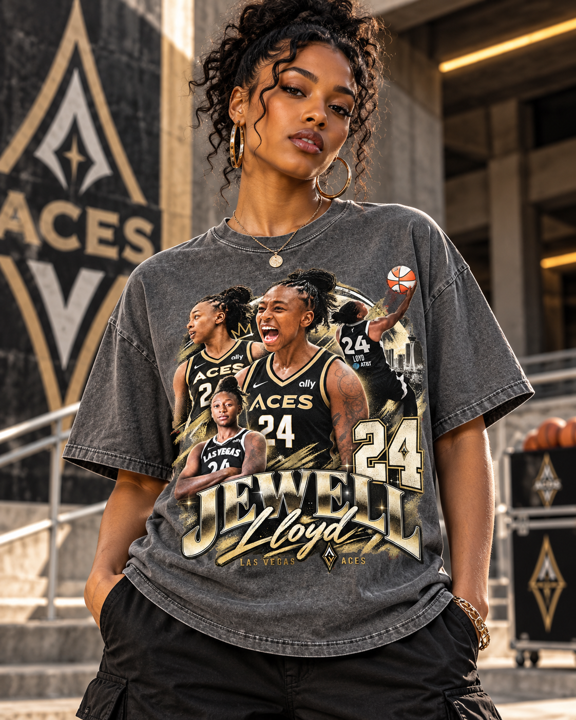 Jewell Loyd T-Shirt | Las Vegas Aces Tee