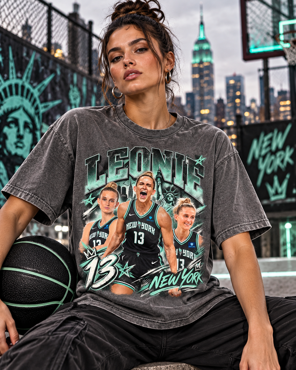 Leonie Fiebich T-Shirt | New York Liberty Tee