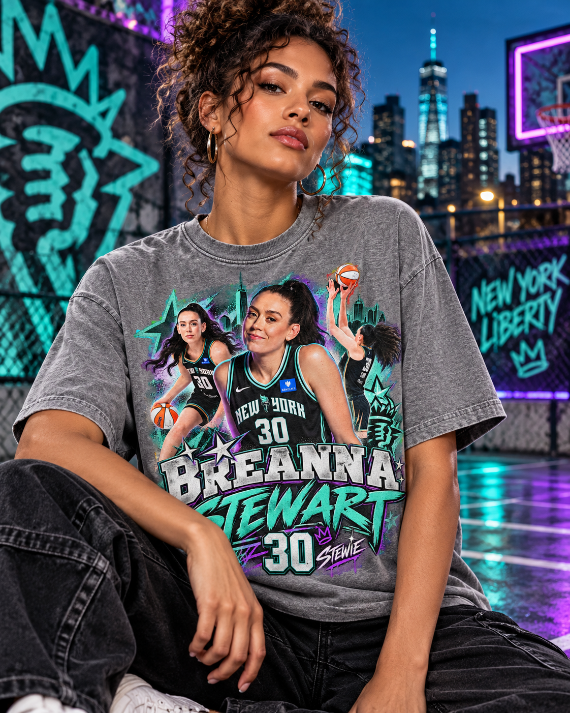 Breanna Stewart T-Shirt | New York Liberty | Stewie Shirt