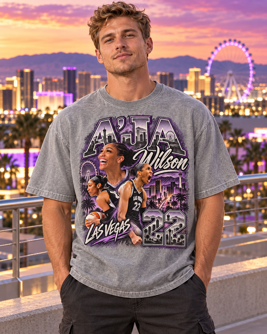 Aja Wilson Tshirt | Las Vegas Aces Tee